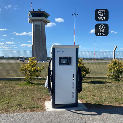 Ccs 60kw Dc быстрая зарядка Внешние общественные зарядные станции для электромобилей ISO15118 DIN70121
