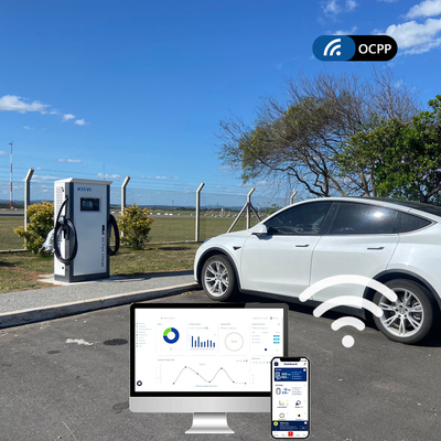 Ccs 60kw Dc быстрая зарядка Внешние общественные зарядные станции для электромобилей ISO15118 DIN70121