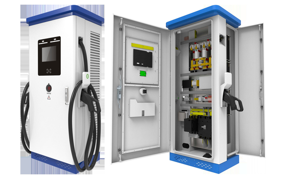 DC 240кВт Dc Станция быстрого зарядки Станция CCS2 7дюймовый сенсорный экран FRID IP54