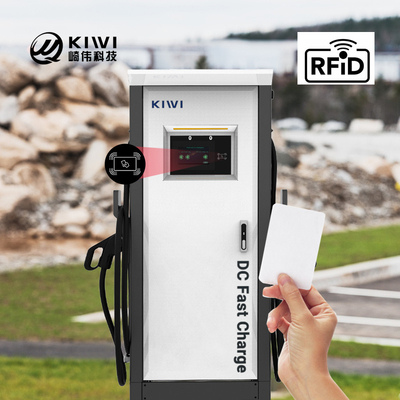 Наружная общественная станция зарядки электромобилей с интерфейсом CCS типа 2 CHAdeMO