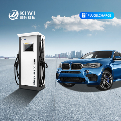 Наружная общественная станция зарядки электромобилей с интерфейсом CCS типа 2 CHAdeMO