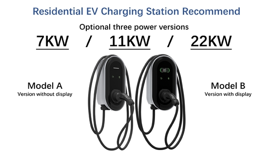 Type 2 Wall Charger Box 7KW 11KW 22KW Уровень 1 2 EV ЕС Великобритания ФР Португалия