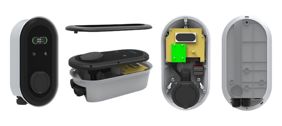 Type 2 Wall Charger Box 7KW 11KW 22KW Уровень 1 2 EV ЕС Великобритания ФР Португалия