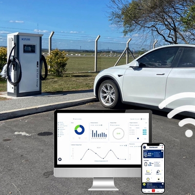 Гостиницы Апартаменты 3 Фазы Ev зарядное устройство Dual Smart DC Fast Electric Car 150-1000V
