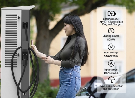 Главная Ev Dc быстрая зарядная станция 200V-1000V AC380V 50/60Hz