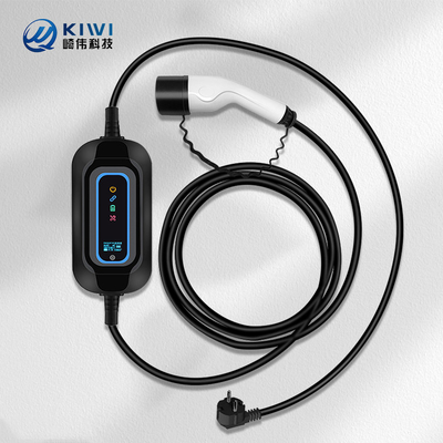 220V KIWI 3.5KW портативное зарядное устройство для электромобилей типа 2 16A J1772 для станции зарядки электромобилей