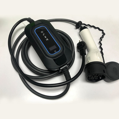 Tesla Car Fitment Type 2 Plug In Sae J1772 Type1 16a 220v EV портативное зарядное устройство с кабелем 5 м