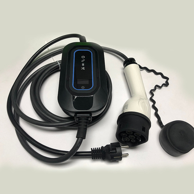 Tesla Car Fitment Type 2 Plug In Sae J1772 Type1 16a 220v EV портативное зарядное устройство с кабелем 5 м