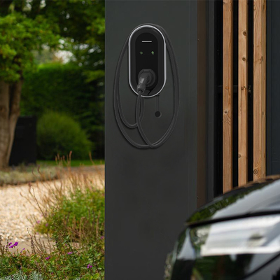 Частота сетки 50Hz±10Hz Тип 1/ Тип2 7kw EV зарядка зарядное устройство для электромобилей с ЖК-дисплеем