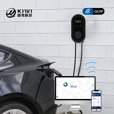 KIWI LCD Mini Opcc 220V Type 2 зарядная станция 7kW CCS EV зарядное устройство для электромобилей