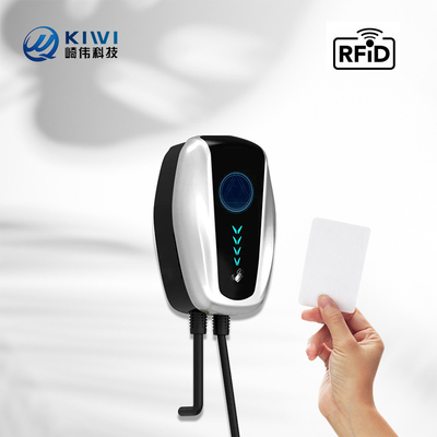 50Hz±10Hz Сетевая частота Тип 2 Электромобильная зарядная станция с Kiwi Mini Ocpp 7kw Wall Box