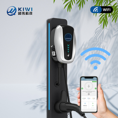50Hz±10Hz Сетевая частота Тип 2 Электромобильная зарядная станция с Kiwi Mini Ocpp 7kw Wall Box