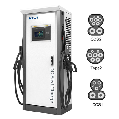 60 кВт 120 кВт Выходное течение CCS2 Chademo Type2 EV DC зарядная установка для электромобилей
