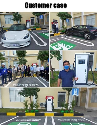 50 мм кабельный диапазон ввода тока EV коммерческое зарядное устройство уровня 3 для станций зарядки постоянного тока