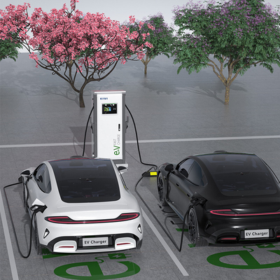 Гостиницы Апартаменты 3-фазный Dual Smart DC Fast EV Charger с интерфейсом CCS1 CCS2 GB/T CHAdeMO