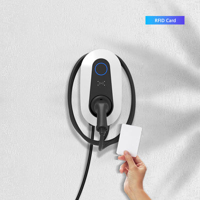 7kW AC EV Charger with Type-1/Type-2/GB/T Plug and RFID